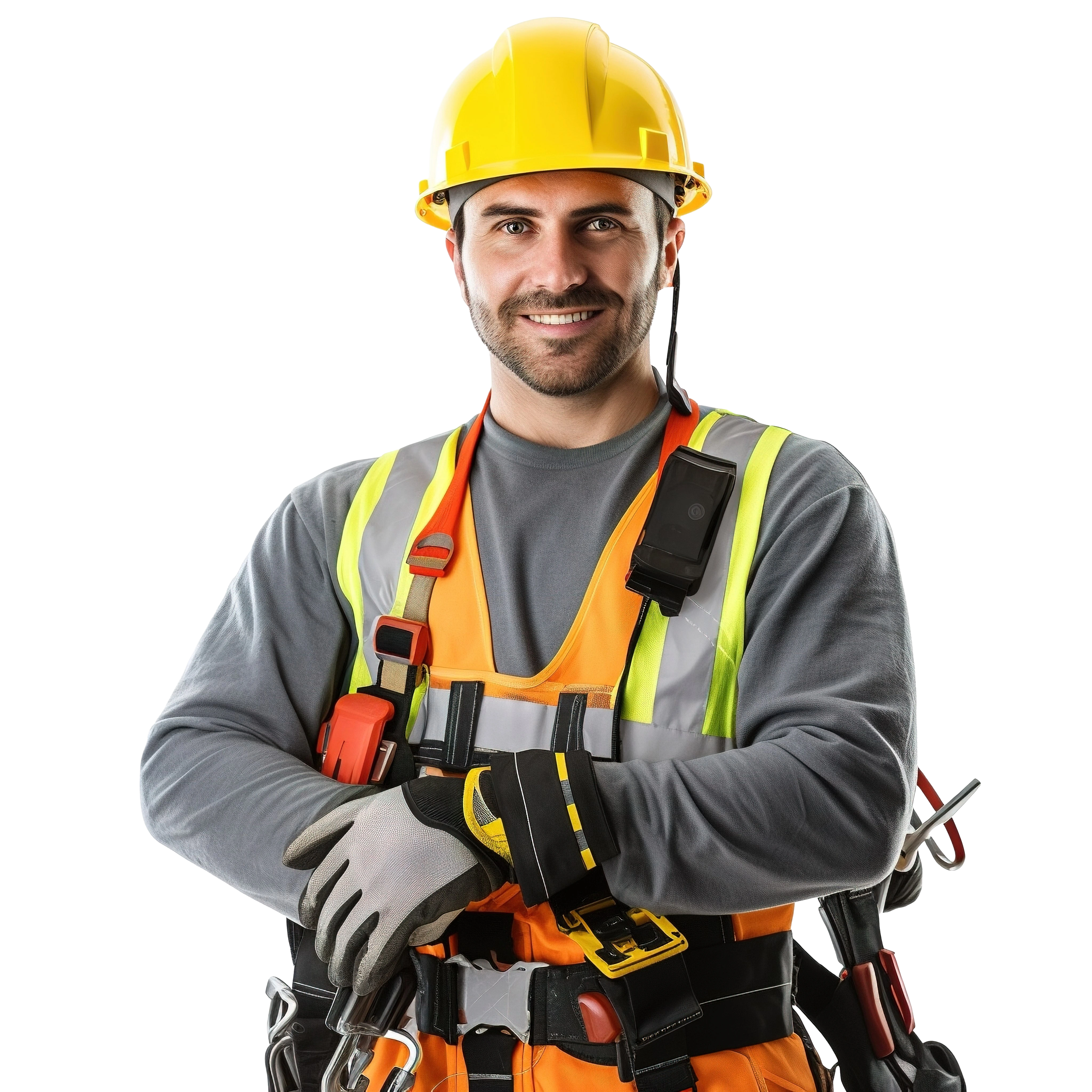 Electrician at work